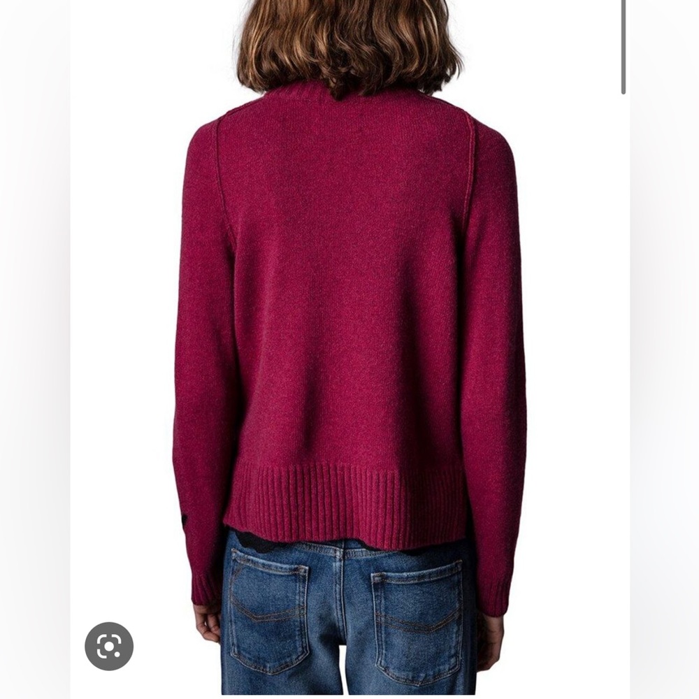 Zadig & Voltaire Lili RC Cashmere Sweater, XS - Picture 3 of 3